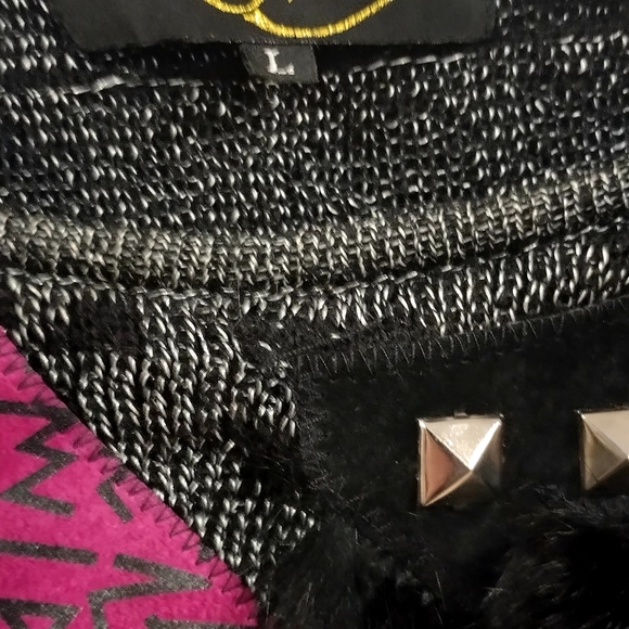 Vintage 1980s Graced by Starr Large Rocker Sweater - Picture 3 of 14